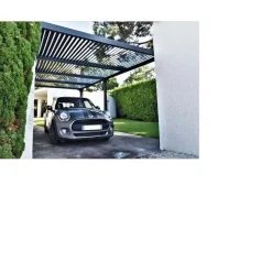 Pergola bioclimatica in alluminio 3660 antracite 360x600 cm
