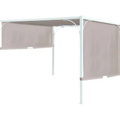 Pergola in acciaio e poliestere Tilcara 298x298xH210cm