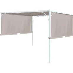 Pergola in acciaio e poliestere Tilcara 298x298xH210cm