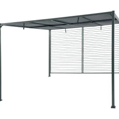 Pergola in acciaio e poliestere Wandana 360x300x220 cm