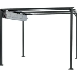 Pergola in acciaio e poliestere Texhoma 300x300x230 cm