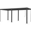 Pergola in alluminio Myara L580xP296xH250 cm antracite