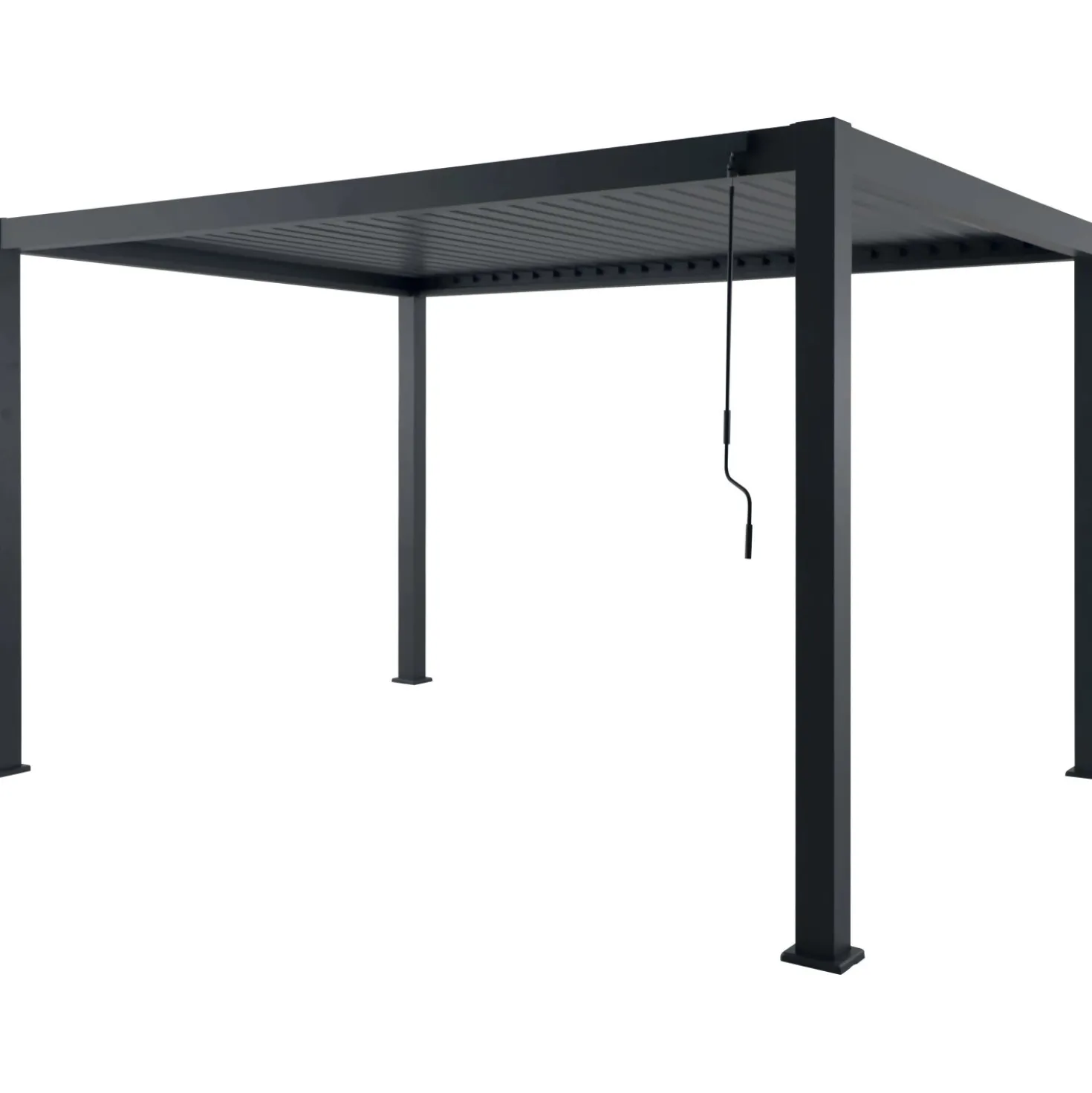 Pergola in alluminio Myara 394x296x250 cm antracite