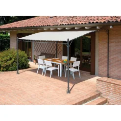 Pergola in ferro e poliestere 400x300x260 cm