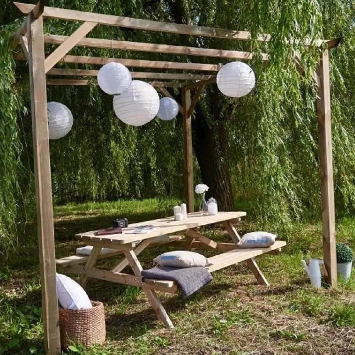 Pergola in legno PATAGONIE 3000x3000xH2450 mm