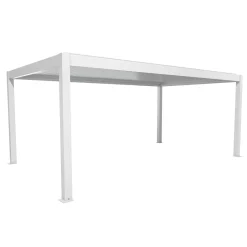 Pergola in metallo Biohort bianco 608x367,5x264 cm