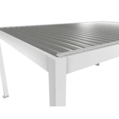 Pergola in metallo Biohort bianco/argento 552,5x367,5x264 cm