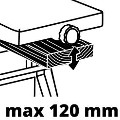 Pialla filo e spessore Einhell TC-SP 204/2 rosso