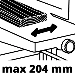 Pialla filo e spessore Einhell TC-SP 204/2 rosso