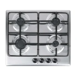 Piano cottura gas Samet Circe 4 fuochi inox 58x51 cm
