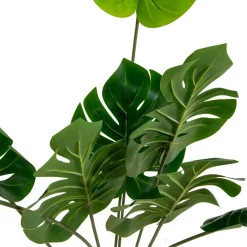 Pianta artificiale in plastica Monstera h120 cm