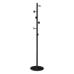 Piantana appendiabiti in metallo 37x37x174 nero