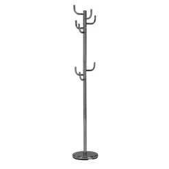 Piantana appendiabiti in metallo satinato H 172 cm