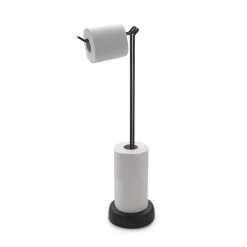 Piantana portarotolo Minù H 61 cm nero opaco