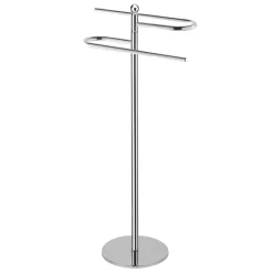 Piantana portasalviette acciaio cromato 24x82 cm