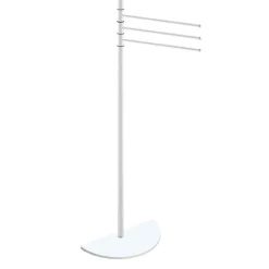Piantana portasalviette bianco opaco 27x14,5x89 cm