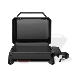 Piastra a gas Weber 2 bruciatori nero portatile
