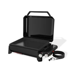 Piastra a gas Weber 2 bruciatori nero portatile