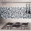 Piastrella adesiva Black&White 2 fogli 30x30 cm