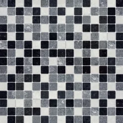Piastrella adesiva Black&White 2 fogli 30x30 cm