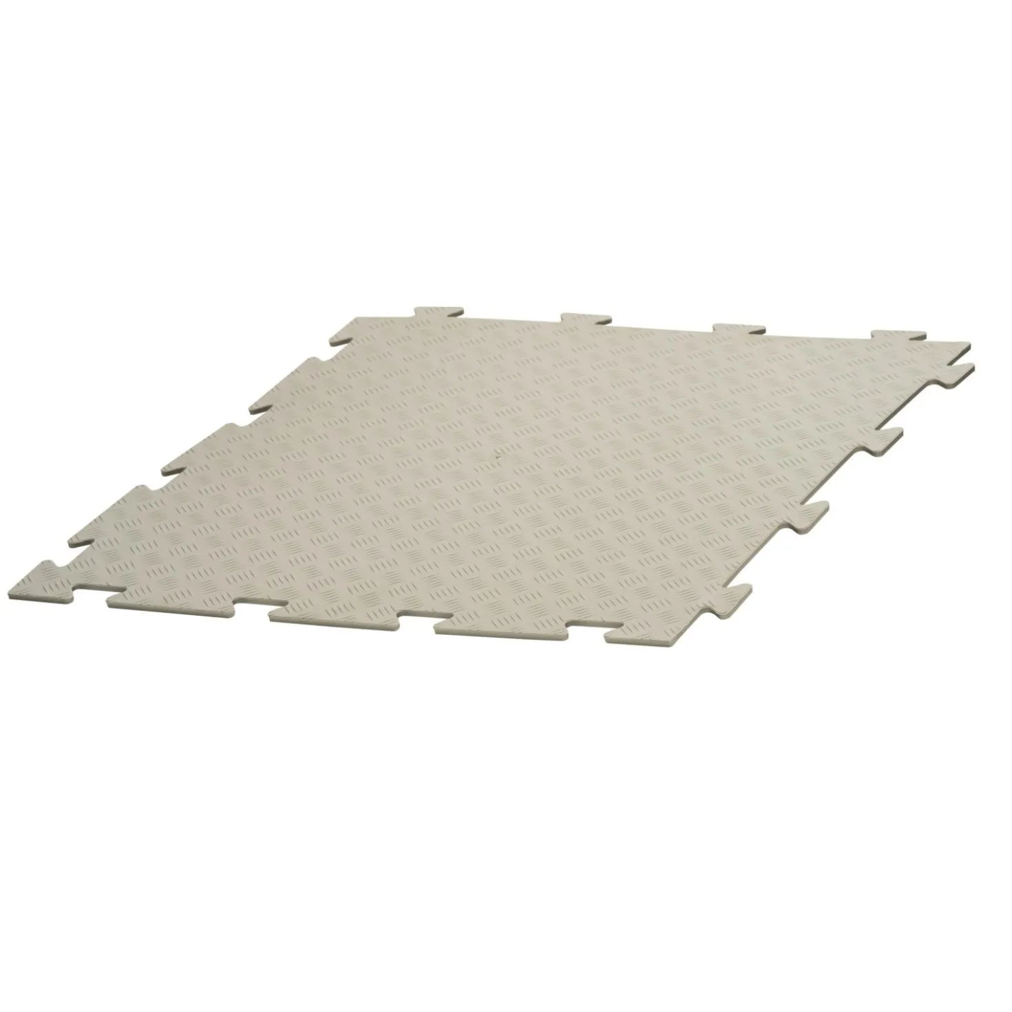 Piastrella da esterno in polipropilene ad incastro grigio chiaro 50x50 cm