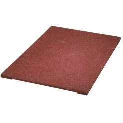 Piastrella da esterno in gomma riciclata SBR Rubbertile rosso 40x40 cm