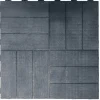 Piastrella da esterno in polipropilene effetto legno grigio scuro