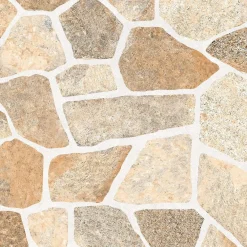 Piastrella da esterno in porcellanato smaltato Ciottolino beige 32x32 cm