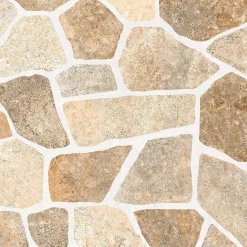 Piastrella da esterno in porcellanato smaltato Ciottolino beige 32x32 cm