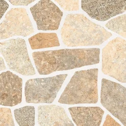 Piastrella da esterno in porcellanato smaltato Ciottolino beige 32x32 cm