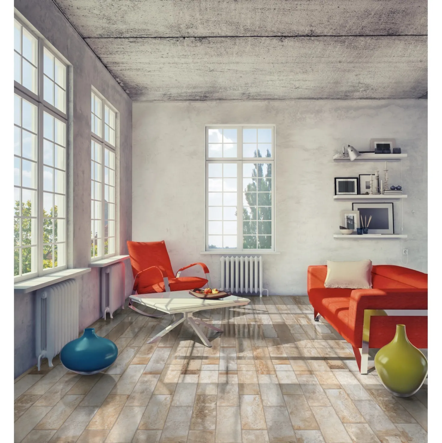Piastrella da esterno in gres porcellanato Siena beige 16,5x33 cm 1,36 m²