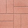 Piastrella da esterno in scaglie di porfido mattone rosso 40x40 cm