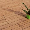 Piastrella da esterno in legno Woodstile termotrattato naturale 40x120 cm