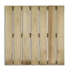 Piastrella da esterno in legno di pino impregnato 50x50 cm