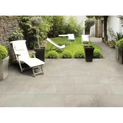 Piastrella in gres porcellanato Lone Cement Sabbia cemento 31x62 cm 1,54 mq