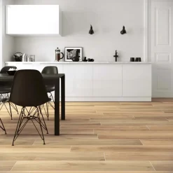 Piastrella in gres porcellanato Chalet marrone 20x120 cm 1,44 m²