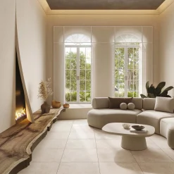 Piastrella in gres porcellanato Stone Tendace beige 60,4x60,4 cm 1,46 m²