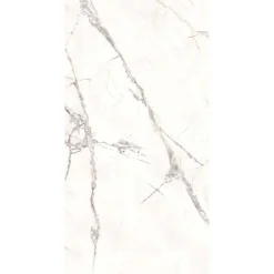 Piastrella in gres porcellanato Iberis Crystal bianco 60x119,8 cm rett