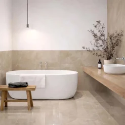 Piastrella in gres porcellanato Marble Beige Regale 60x120 cm 1,44 m²