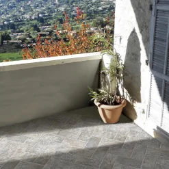 Piastrella in gres porcellanato Cervino pietra grigio 12,5x25 cm 0,81 m²