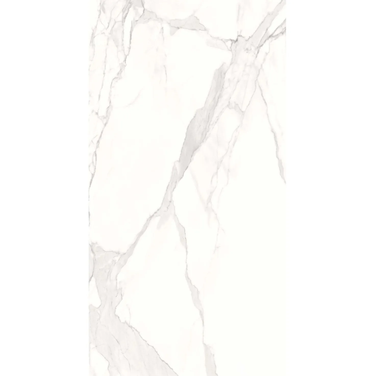 Piastrella in gres porcellanato Marmo Statuario 60x120 cm venato grigio 1,44 m²