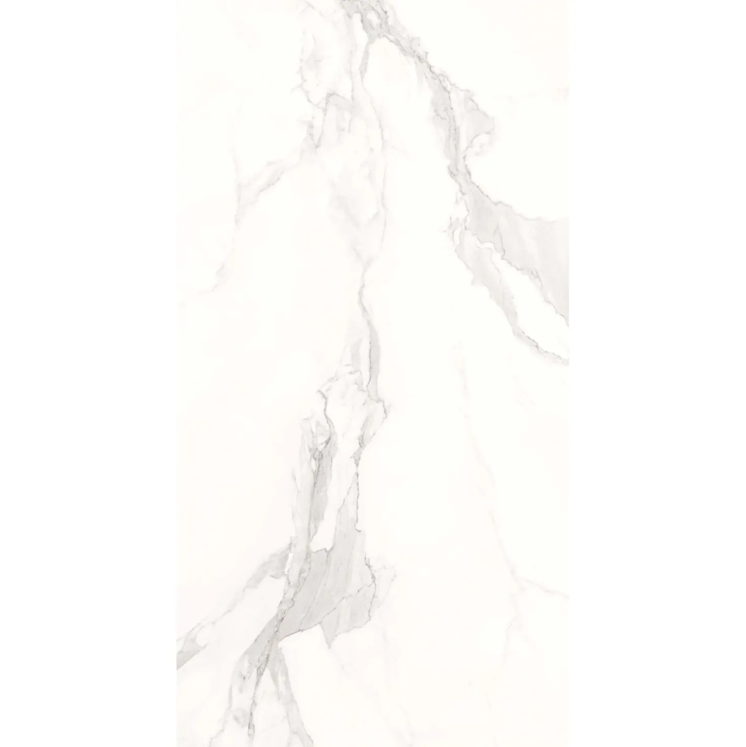 Piastrella in gres porcellanato Marmo Statuario 60x120 cm venato grigio 1,44 m²