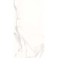 Piastrella in gres porcellanato Marmo Statuario 60x120 cm venato grigio 1,44 m²