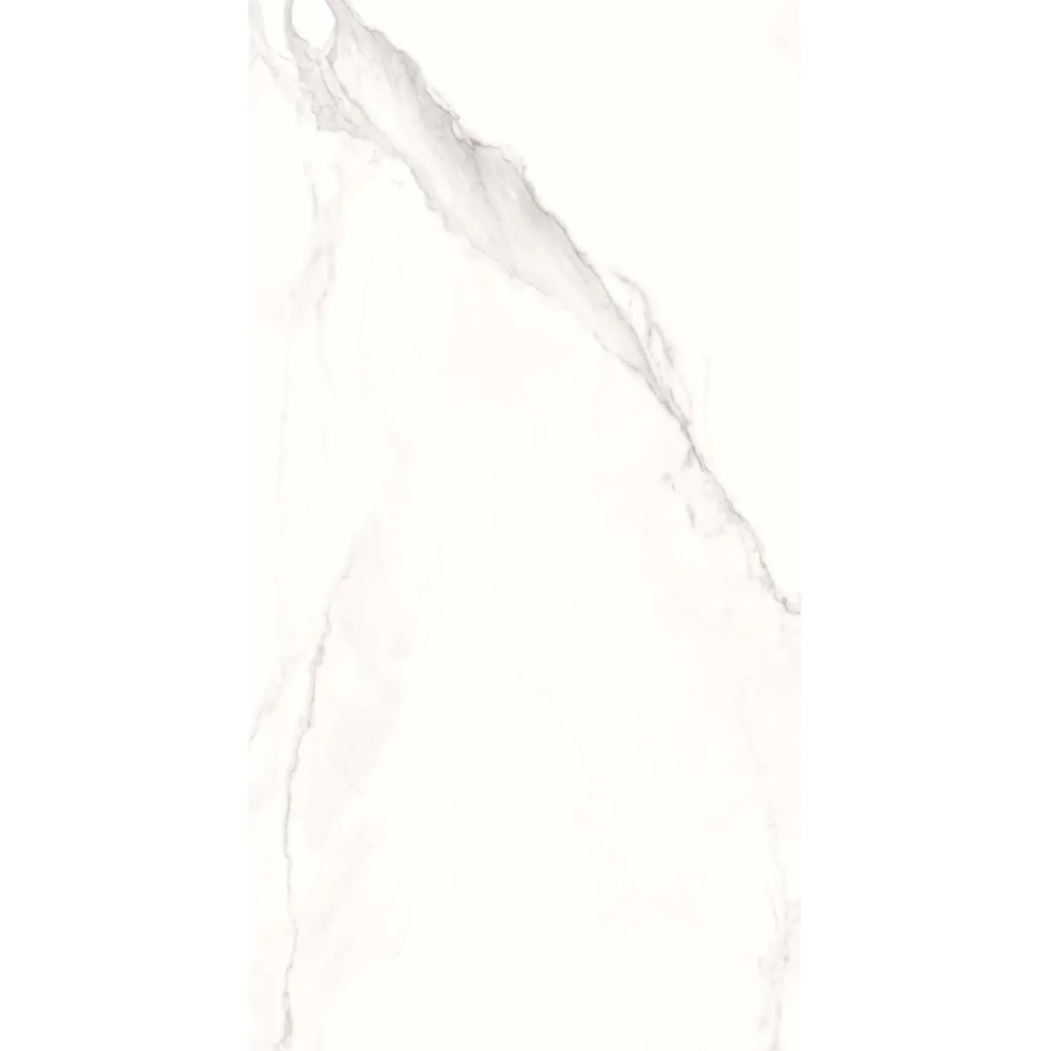Piastrella in gres porcellanato Marmo Statuario 60x120 cm venato grigio 1,44 m²