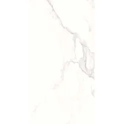 Piastrella in gres porcellanato Marmo Statuario 60x120 cm venato grigio 1,44 m²