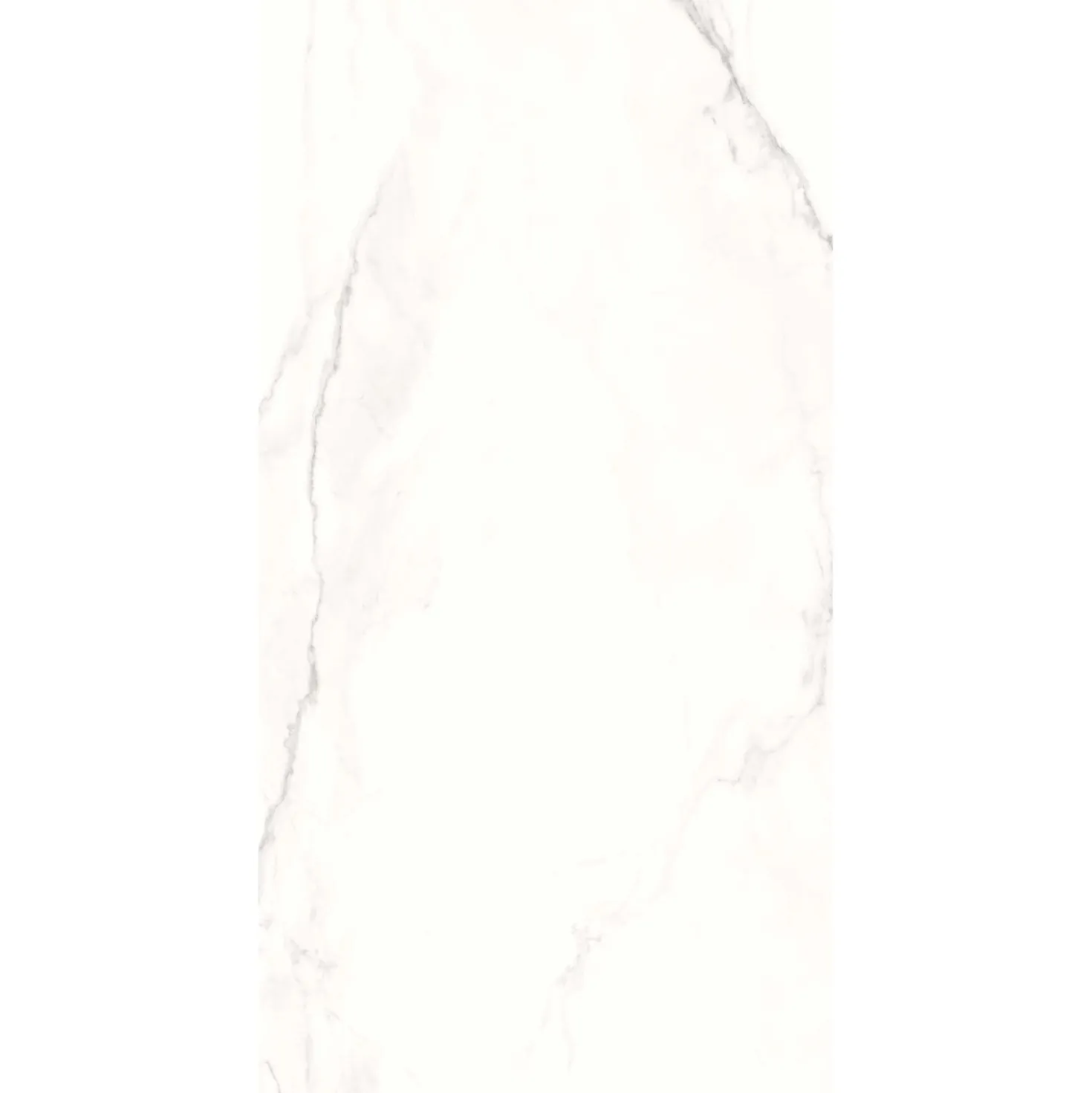 Piastrella in gres porcellanato Marmo Statuario 60x120 cm venato grigio 1,44 m²