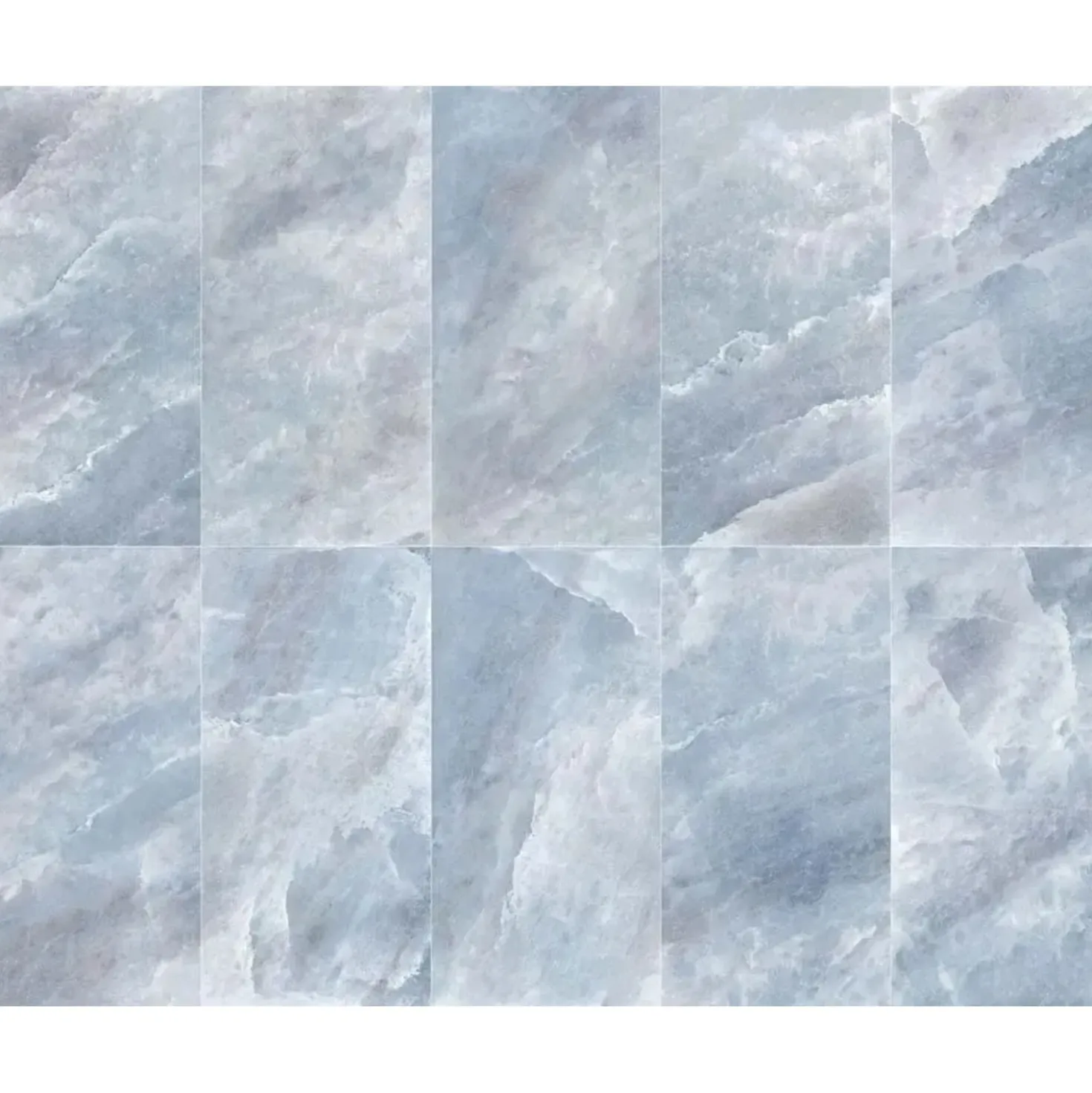 Piastrella in gres Salt Blue lucido 59,6x119,2 cm