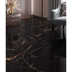 Piastrella in gres Vena Oro Saint Laurent 59,6x119,2 cm 1,42 m²