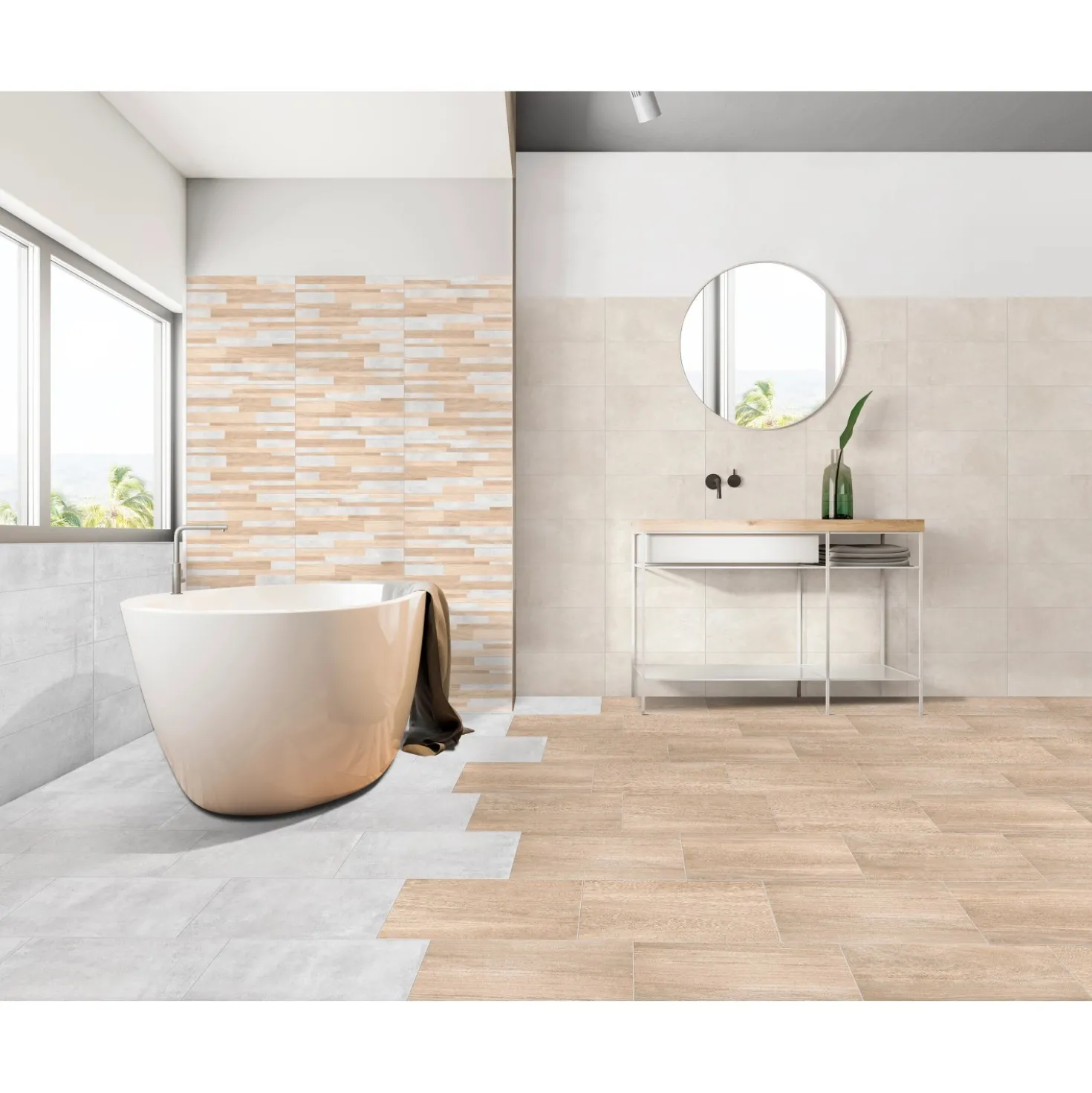 Piastrella in gres Wood Tendance beige 30x60 cm 1,44 m²