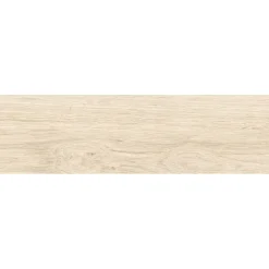 Piastrella in porcellanato smaltato Legno Naturale avorio 17x62 cm 1,37 m²
